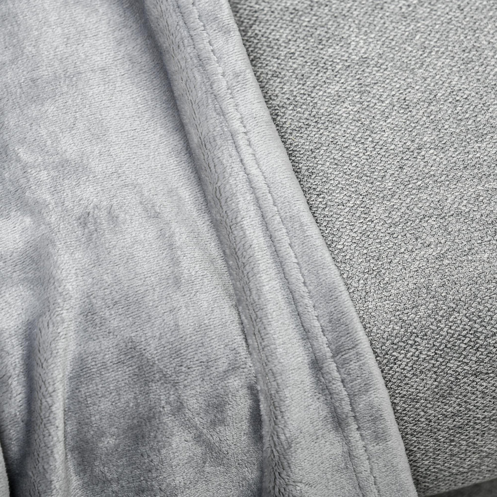 Homcom covered in 330 reversible 330 GSM for internal and external use, 203x152x0.5 cm, gray - Borgè