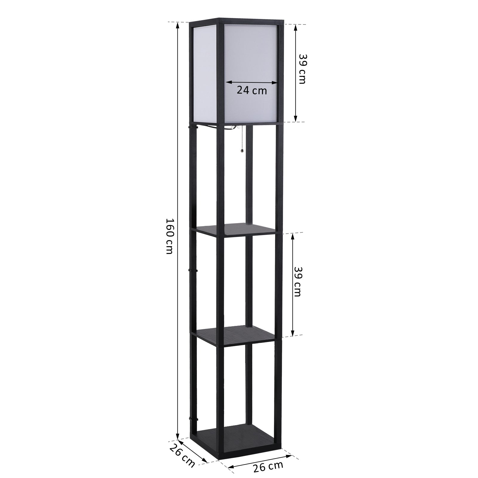 Black Floor Lamp - Borgè
