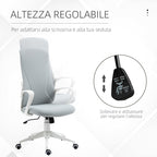 Ergonomic office chair winner with adjustable height and tilt function, 62x56x110-119.5 cm - Borgè
