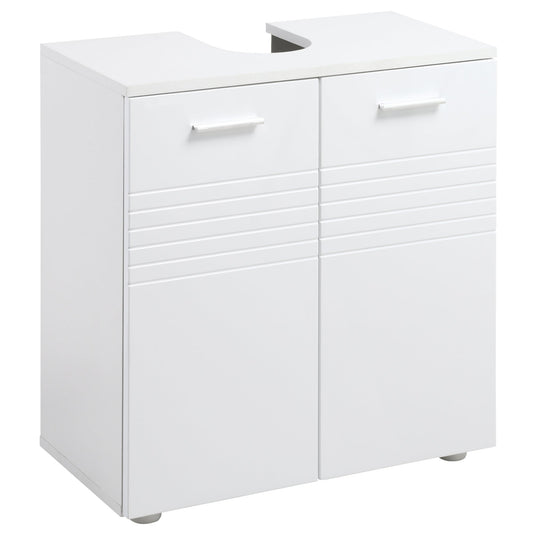 White Bathroom Sink Vanity | 60x30x62.5cm