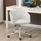Vash office chair with adjustable height, wheels and swivel session in fabric, light Grey - Borgè