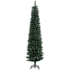 Narrow Snow Covered Christmas Tree | 195CM - Borgè