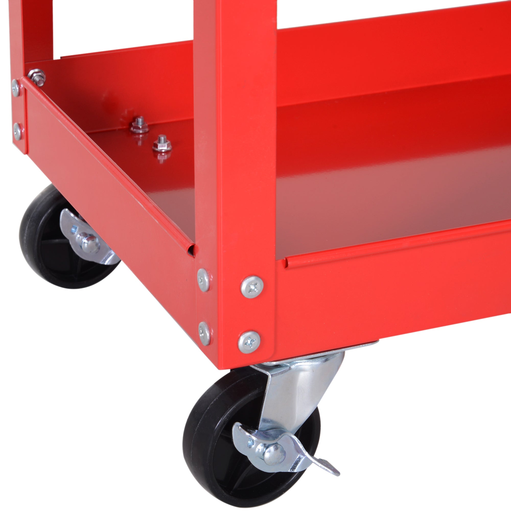 Durhand Planning Trolley from Officina, Rosso, 70x35x75.5cm - Borgè