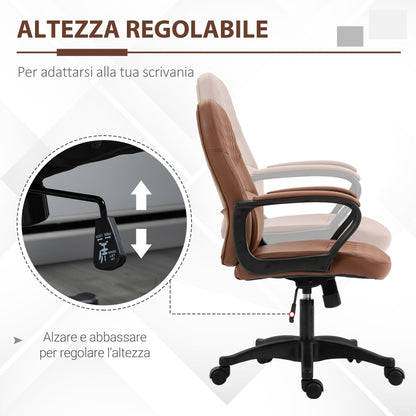 Vadgetto chair chair massacle office in brown -like with adjustable height - Borgè