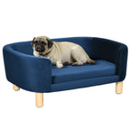 Indoor Dog Bed, Sofa for Cats or Small Dogs Max. 10kg, Blue - Borge' Group Limited