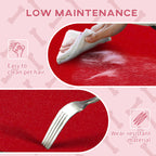 PAWHUT Dog bed 50kg Max raised with travel bag, metal and Oxford fabric, 122x92x23 cm, red - Borgè