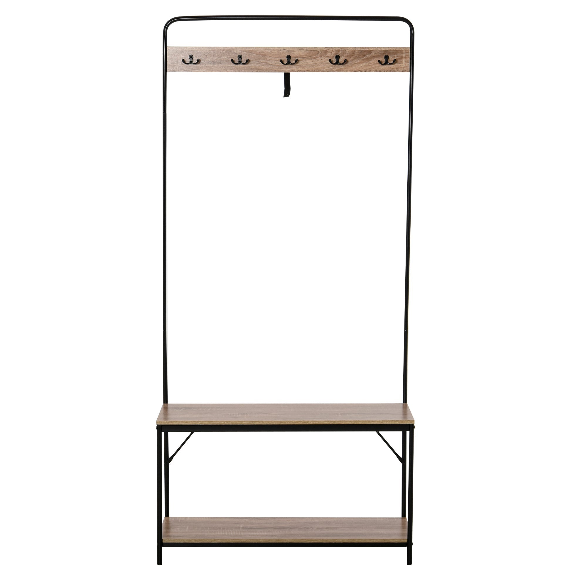 bend with bench and shoe rack in an entrance mobile for entrance - Borgè