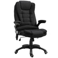 Vash massacre from office and house with adjustable height, 6 massage and heating points, 67l x 74p x 107-116acm, black - Borgè