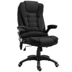Vash massacre from office and house with adjustable height, 6 massage and heating points, 67l x 74p x 107-116acm, black - Borgè