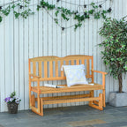 Classic Wooden 2 Seater Swinger / Rocking Bench - Borge' Group Limited