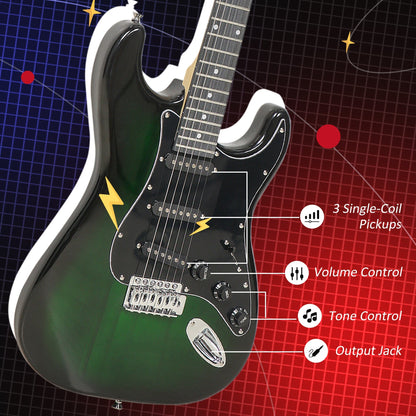 Electric Guitar with 15W | Sportnow - Borgè