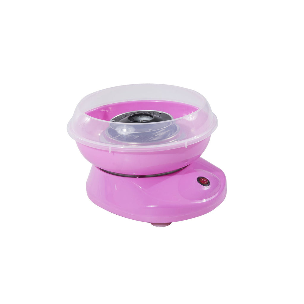 Homcom PP Cotton Crilted Machine In PP, Stainless Steel and Aluminum 450W 27 x 26 x 18cm Rosa - Borgè