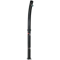 60° Heated Solar Shower for Outdoors with 20 Litre Tank and Mixer, Black - Borge' Group Limited