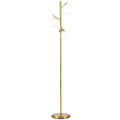 Modern Earth lamp with 3 light points in steel and glass, Ã˜27x159cm, gold - Borgè