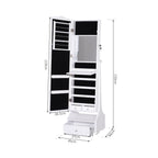 Wardrobe Wardrobe Specchie with white LED lights 45x36x150cm - Borgè