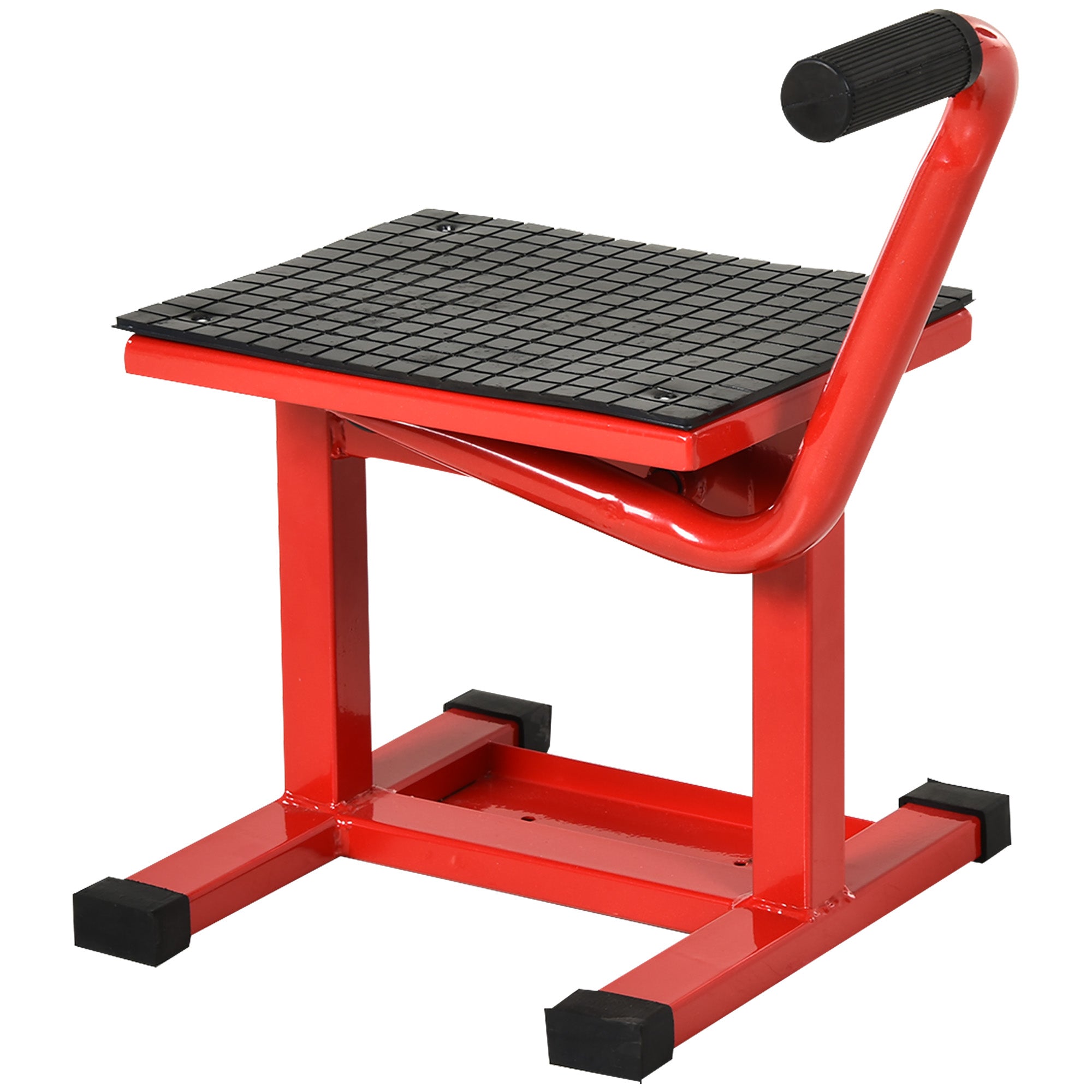 Durhor rabbit lifting in Max 150kg steel lifting with rubber surface and crank, 48x34x43 cm, red - Borgè