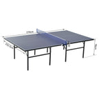 Ping Pong Table Foldable wooden wood and steel, 152.5x274x76cm - Borge' Group Limited