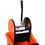 Homcom 36L washing machine cart with orange press bridler - Borgè