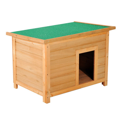 PAWHUT KENNEL FOR WATERY WATER EXTERMABLE IN ABETE WOOD, 82 x 58 x 58cm - Borgè