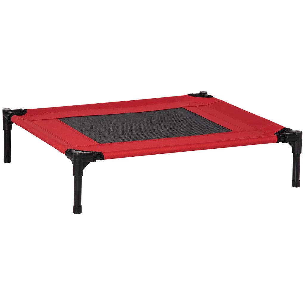 Summer Dog Bed for Dogs up to 18kg Outdoor and Indoor Pet Bed 76x61x18 cm, Red - Borge' Group Limited