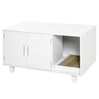 Wooden Cat Bedding with Litter for Cats, 2 doors - Borge' Group Limited