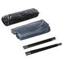 Outsunny camping tent 4 seats with pockets and hook, in polyester and fiberglass, 3x2.50x1.30 m, blue - Borgè
