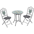 VERDANT | 3 Pcs Garden Table and Chairs - Borge' Group Limited
