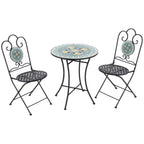 VERDANT | 3 Pcs Garden Table and Chairs - Borge' Group Limited