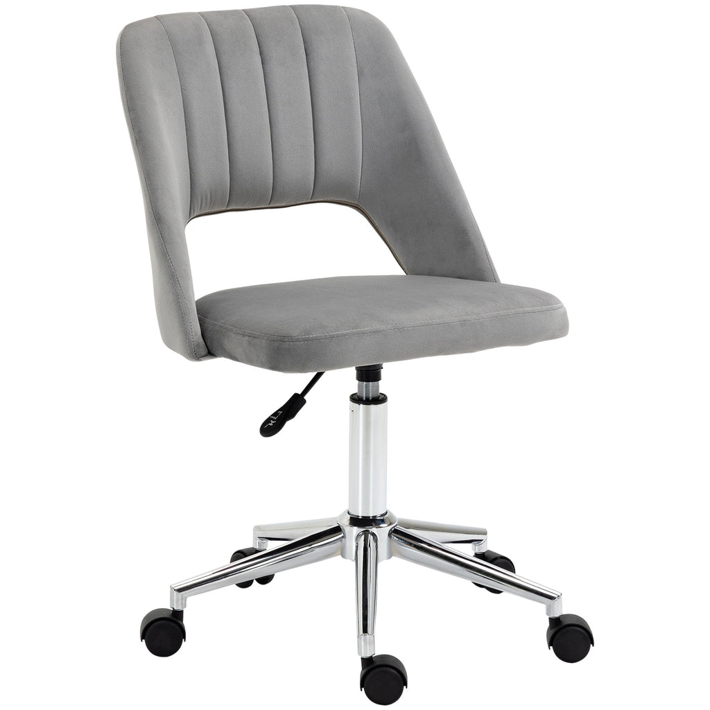Winter chair of house padding swivel and adjustable height - Grey height - Borgè