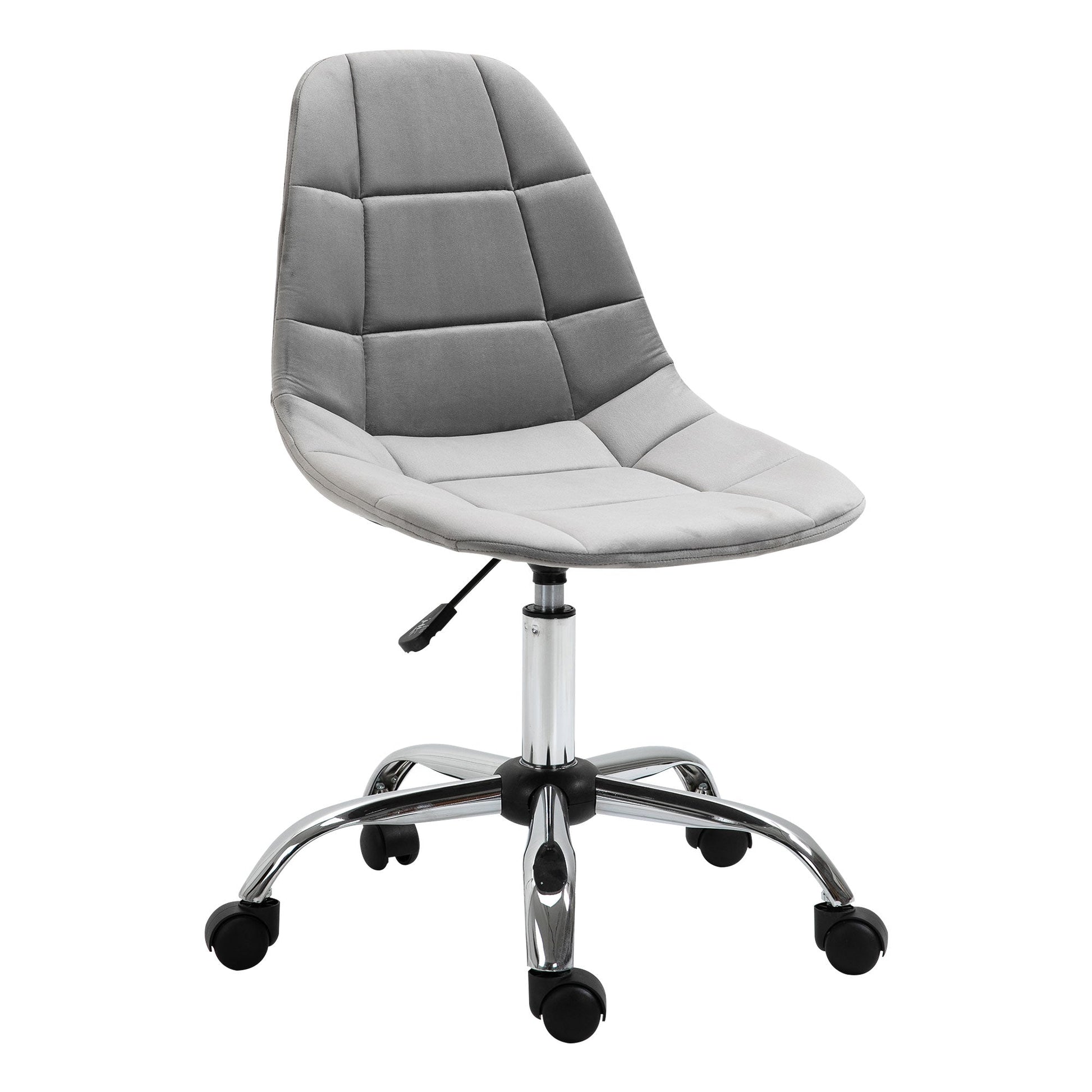 WINTERS | Grey Swivel Chair for Bedroom or Office - Ergonomic Chair - Borgè