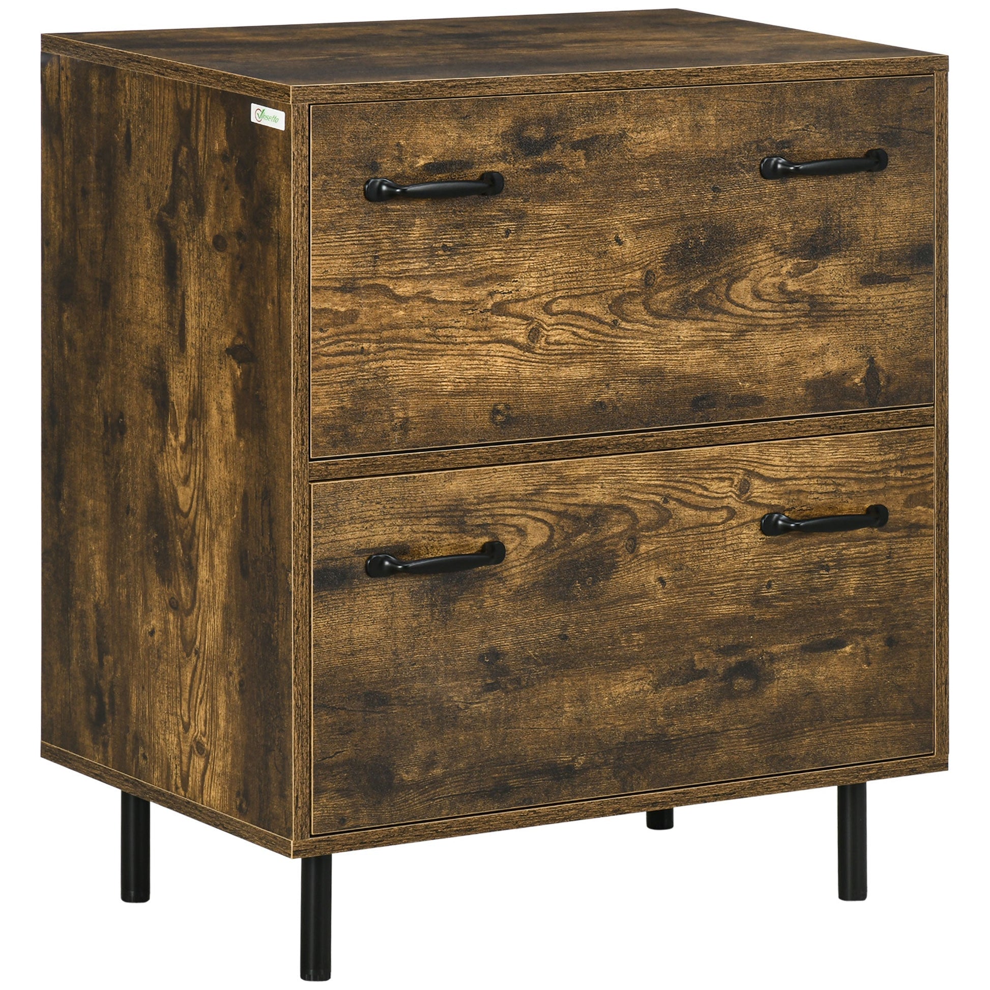 Brown Cabinet with Two Drawers | 65x40x75 cm - Borgè