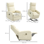 Armchair Lift with remote control and backrest at 145 °, cream -like similar - Borgè