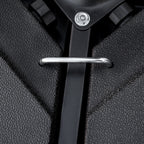 4 -piece umbrella base for umbrella filled with water or sand and connection hooks, black - Borgè