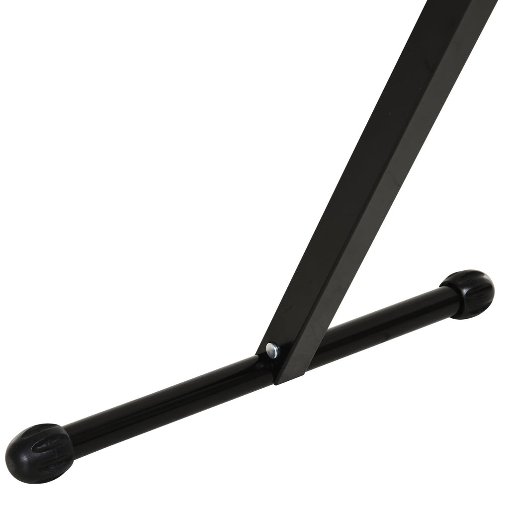 Homcom roller stand at adjustable metal height, folding design and space-saving, 44x50x68-110 cm - Borgè