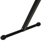 Homcom roller stand at adjustable metal height, folding design and space-saving, 44x50x68-110 cm - Borgè
