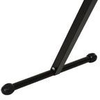 ECARE | Foldable WC chair with removable pot for the elderly and disabled in iron and plastic tubes | 52x50x75cm - Borgè