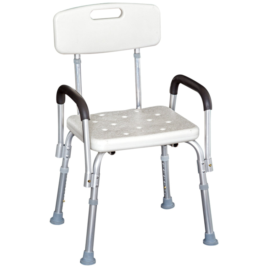 shower chair and bathtub with armrests and adjustable height - Borgè