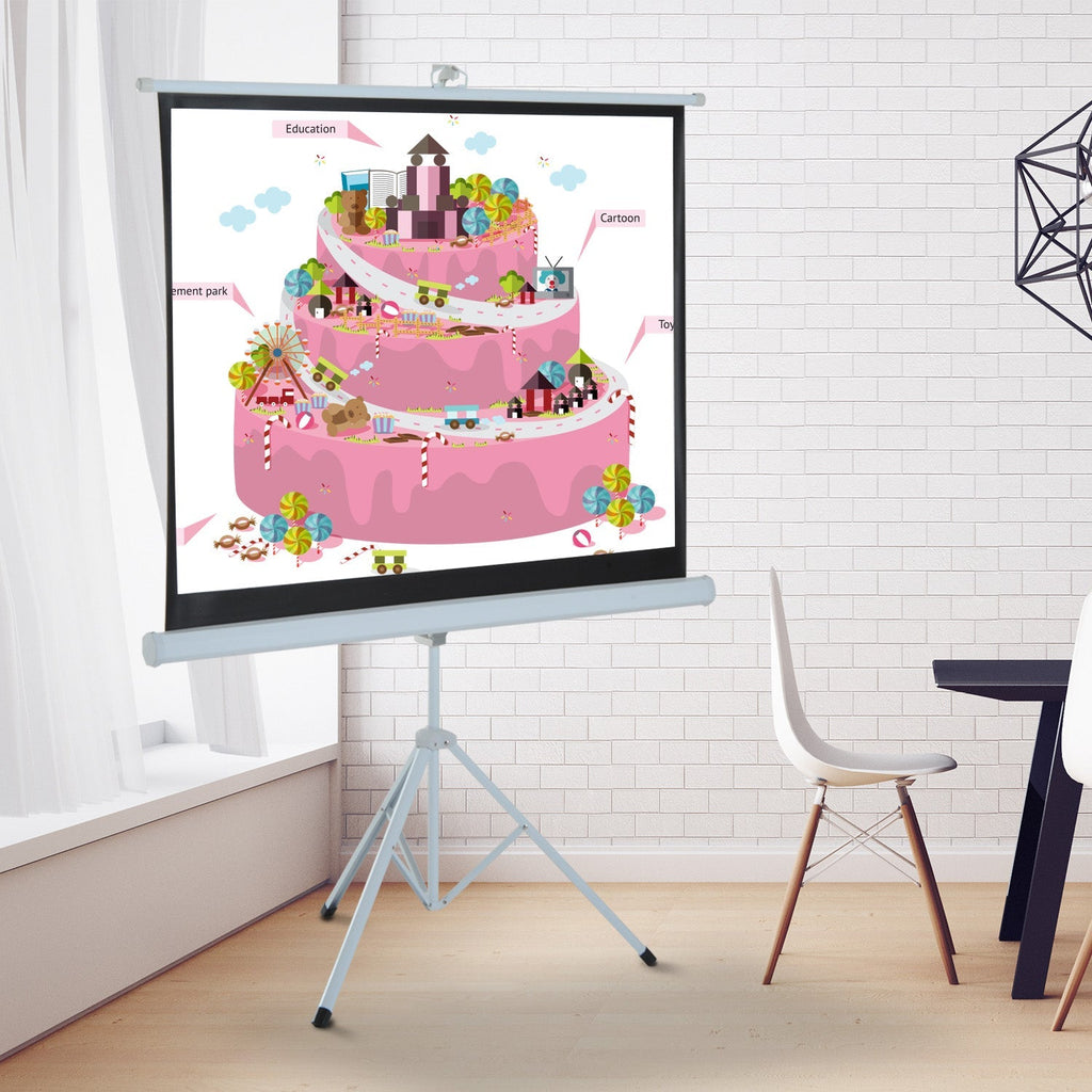 Projection Screen 100'', Tripod | - Borgè