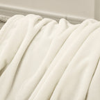 Homcom covered in 330 gsm reversible for internal and external use, 203x152x0.5 cm, cream white - Borgè