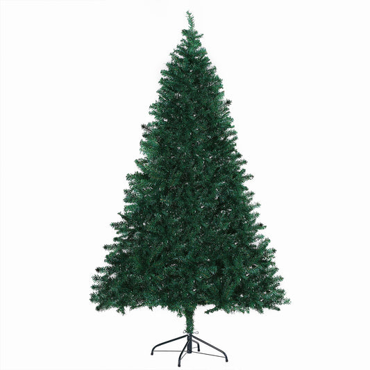 Classy Christmas Tree | 180cm Tall Artificial Christmas Tree with 1000 Lush Branches Steel Base - Borgè