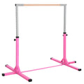 Homcom for artistic gymnastics or classic dance-adjustable dance (92-150 cm) for children max. 75 kg, pink - Borgè