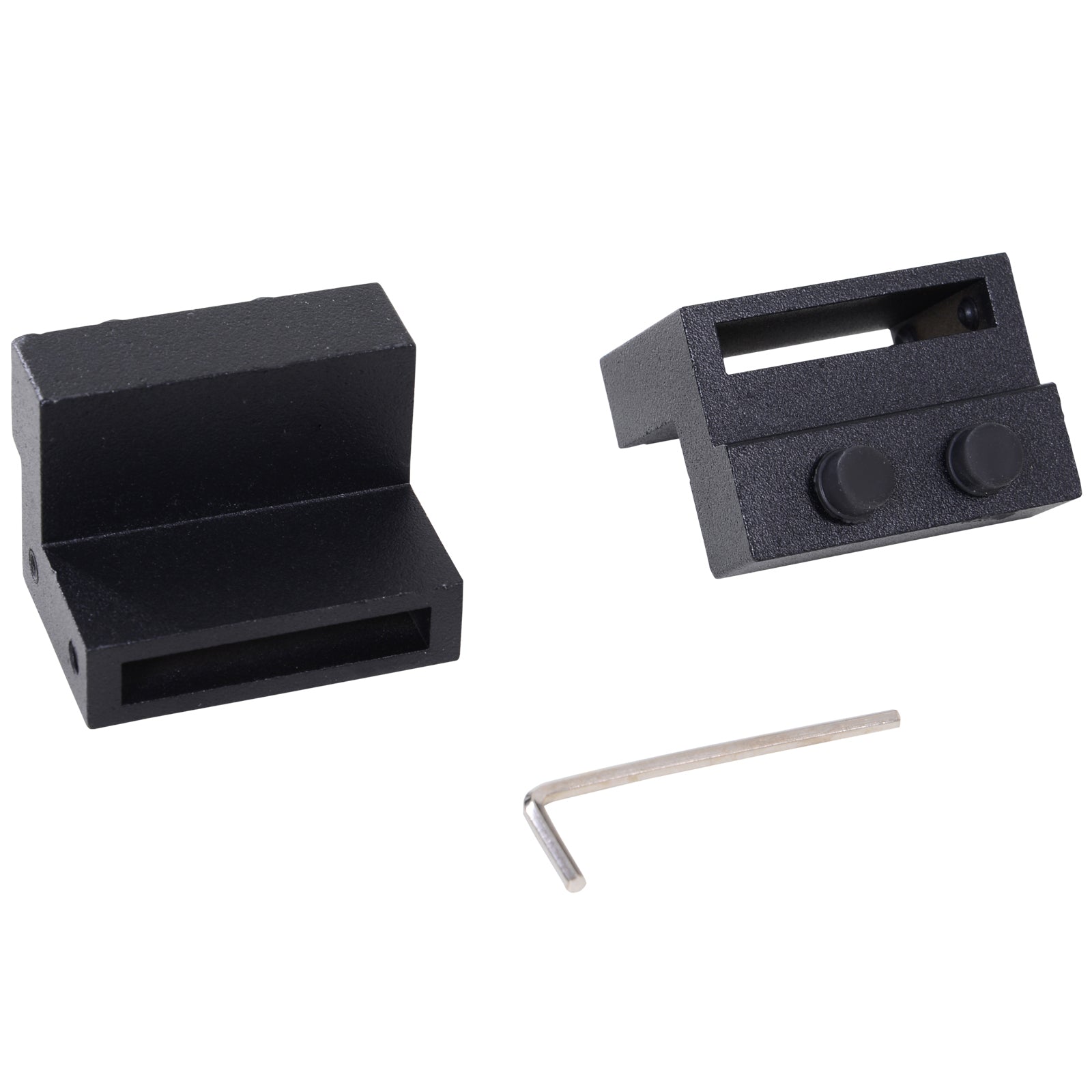 Sliding Doors Assembly Kit with track and carbon steel accessories, 200x4x0.6cm - Borgè