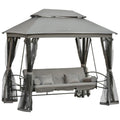 BROOKLYN | 3 Seater Garden Swinger / Rocking Chair / Bed - Borge' Group Limited