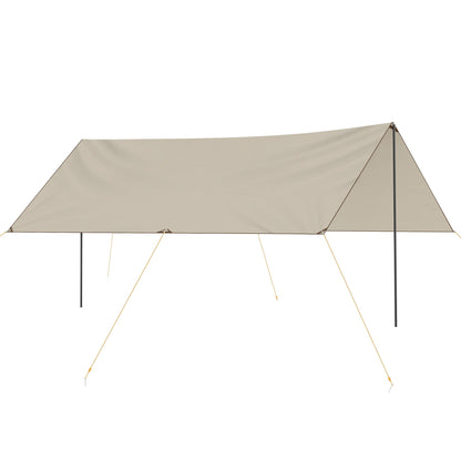 Outsunny Shadow Telle Protective Oxford fabric with bag, ropes, pickets and rods included, 300x500x240 cm - Borgè