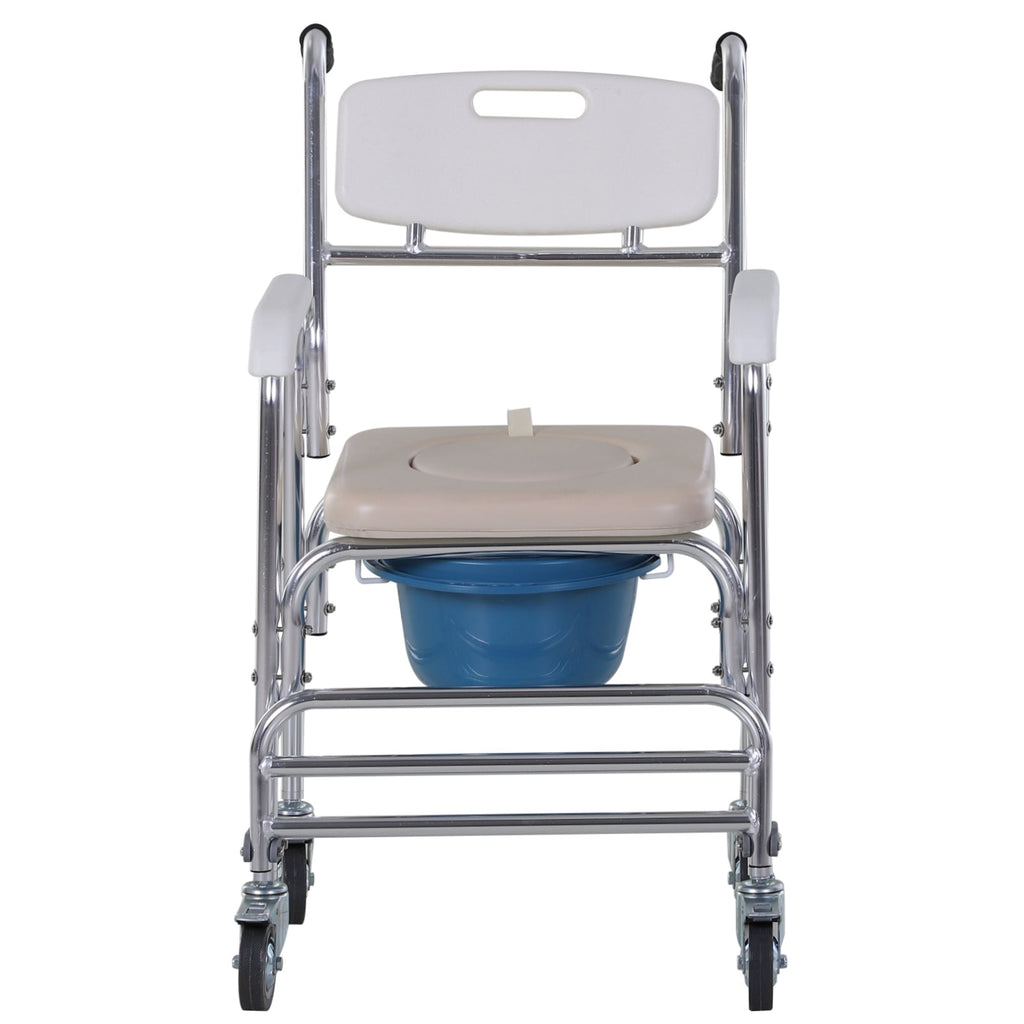 ECARE | Waterproof Wheel Chair with removable vase toilet for the elderly/disabled - Borgè