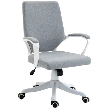 Ergonomic office chair with adjustable height and rocking function - Grey - Borgè