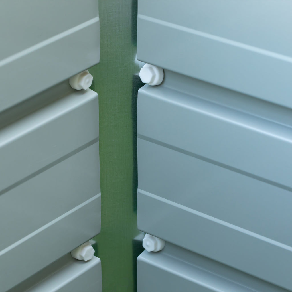 Outsunny bottom flower wrapping with 2 cultivation areas, in steel, 125x47x40 cm, green - Borgè