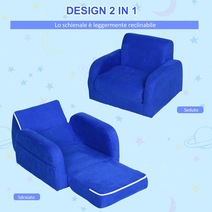 Children's Armchair / Bed 2 in 1 | 47x45x38cm - Borgè