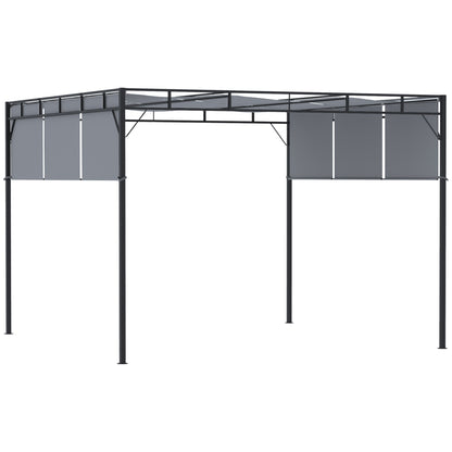 MICHAELA | Outdoor Pergola 3x3m with sliding roof - Borgè