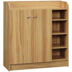 SCANDIO SCANDIZE WRIGHT AND MODERN WOOD FOR 12 PAIA WITH 4 OPEN BOARDS, 83x30x90 cm, clear brown - Borgè